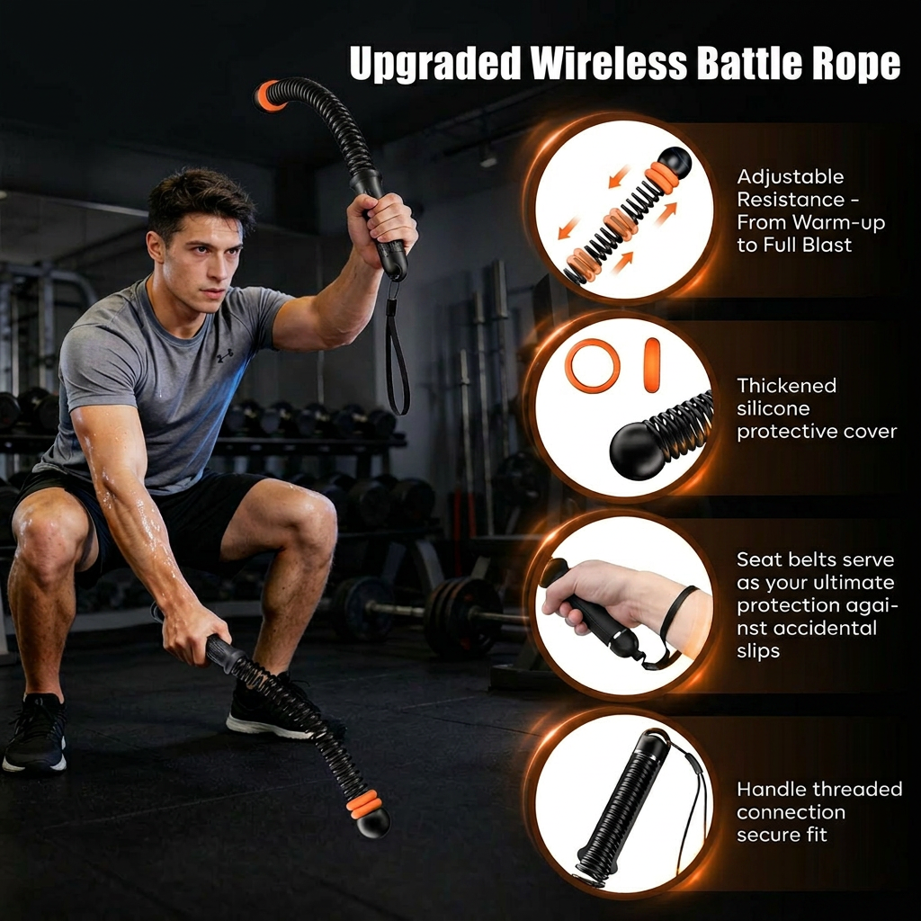 Striveon™ Cordless Battle Ropes